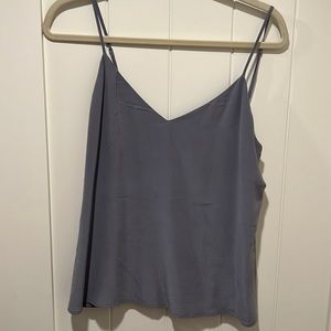 L’Agence 100% silk cropped blouse